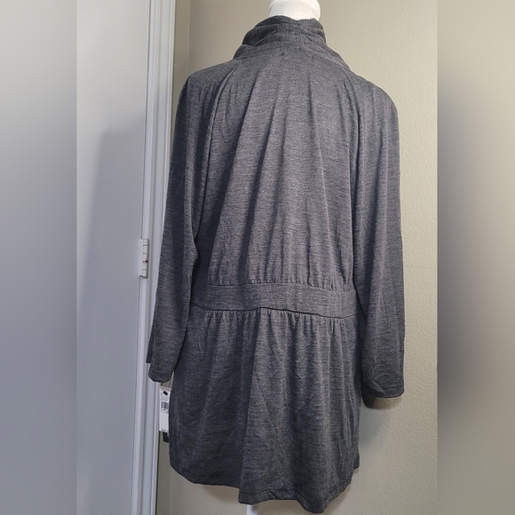 NWT, AB Studio Cardigan, Black Size XL - Picture 3 of 10